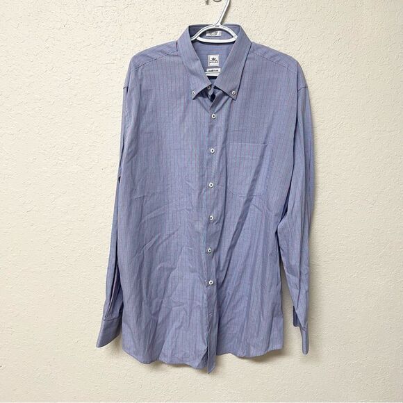 Peter Millar Long Sleeve Button Down Seaside Finish Men’s Size XL 100% Cotton - Picture 1 of 5